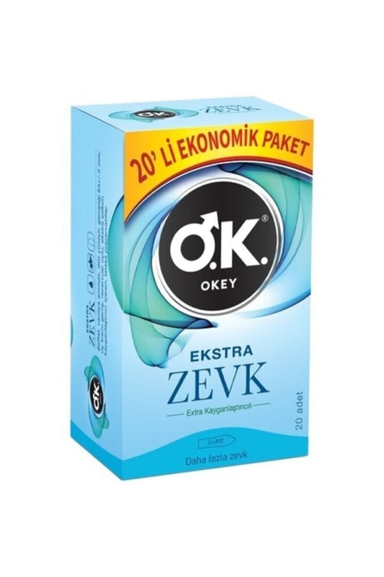Okey Ekstra Kayganlaştırıcı Ekstra Zevk 20'li Ekonomik Paket