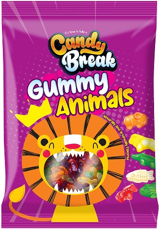 American Foods Candy Break Hayvanat Bahçesi Jelibon 113G