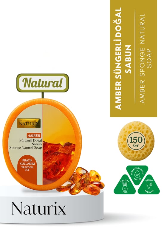 Naturix Amber Süngerli Sabun 150 Gr