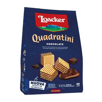 Loacker Quadratini Chocolate 125 Gr