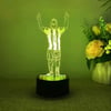 Kts 3D Messi Dekoratif Gece Lambası Renkli