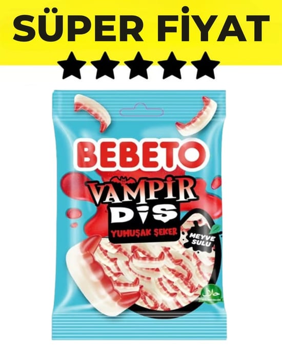 Bebeto Vampir Diş 80 Gr Jelly