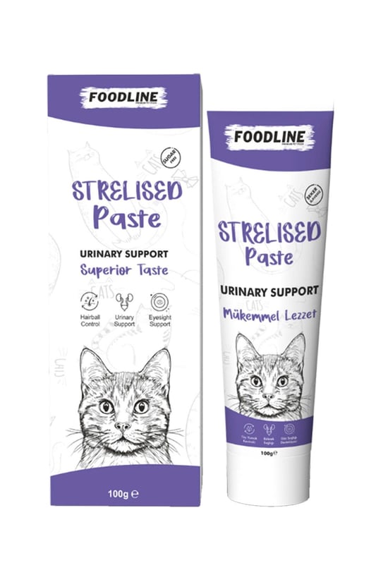 Foodline Sterilised Malt Macun 100gr | Kısır Kediler İçin Tüy Yumağı Önleyici