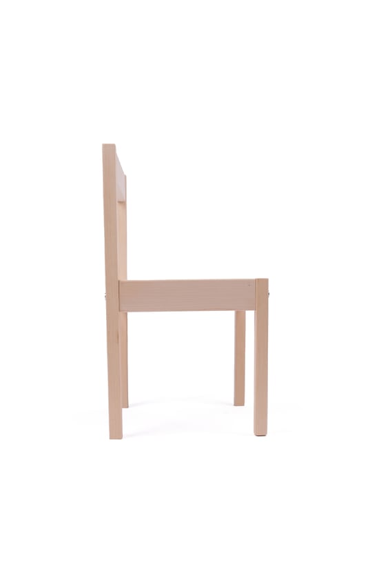 Montessori Çocuk Ahşap Etkinlik Masası Sandalyesi