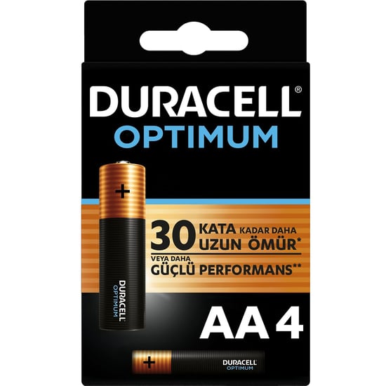 Duracell Pil Optimum Kalem 4'lü AA