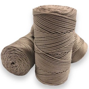 P Parla Makrome İpi 3mm Polyester  Vizon
