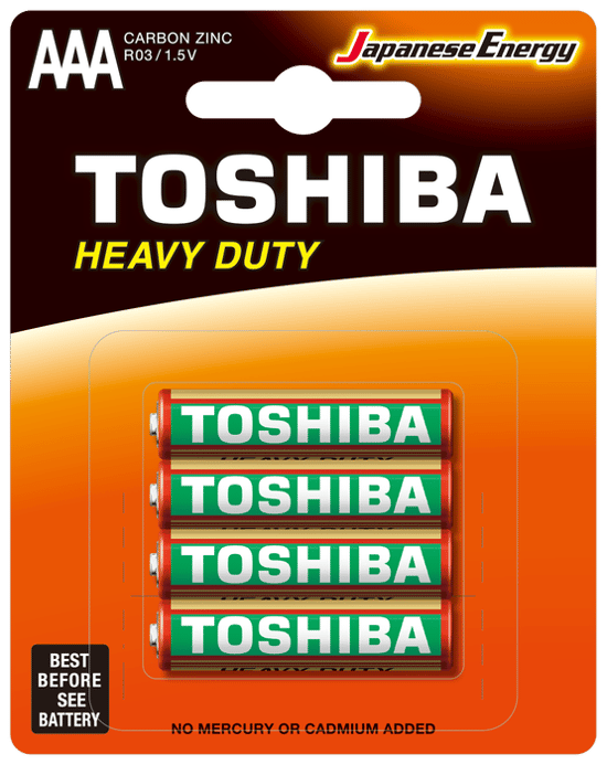 Toshiba R03UG Bls. 4'lü