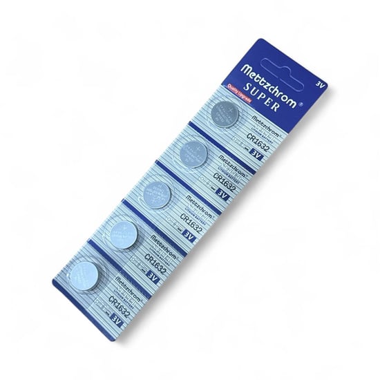 Mettzchrom Super CR1632 3v Pil 5'li Paketinde