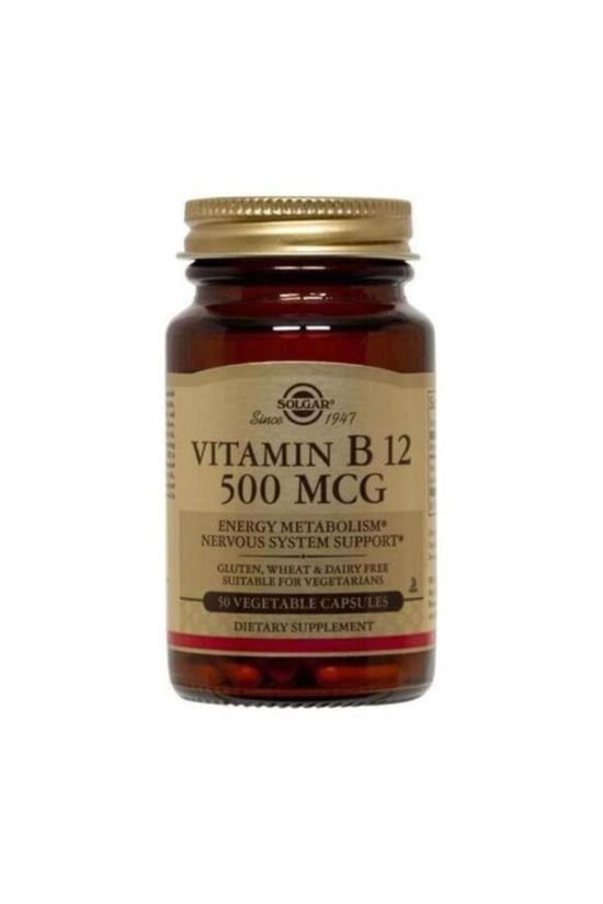 Solgar Vitamin B12 500 mcg 50 Vegetable Kapsül