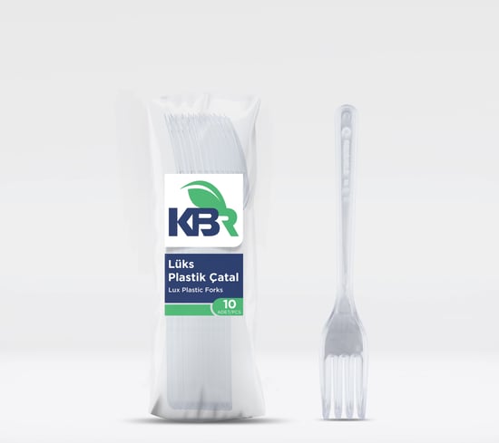KBR Plastik Çatal 10 Lu
