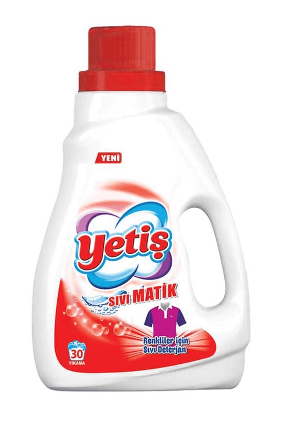 Yetiş Sıvı Çamaşır Deterjanı Renkliler 2500 ml
