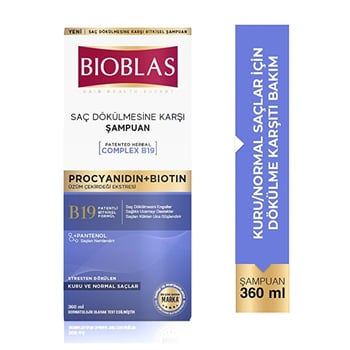 Bioblas Saç Dökülmesine Karşı Anti-Stress  Saç Şampuan 360 ml