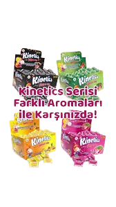 Kinetics Tekli Sakız Tattolu Mix Şekerli Sakız  100 Adet 3.5 gr