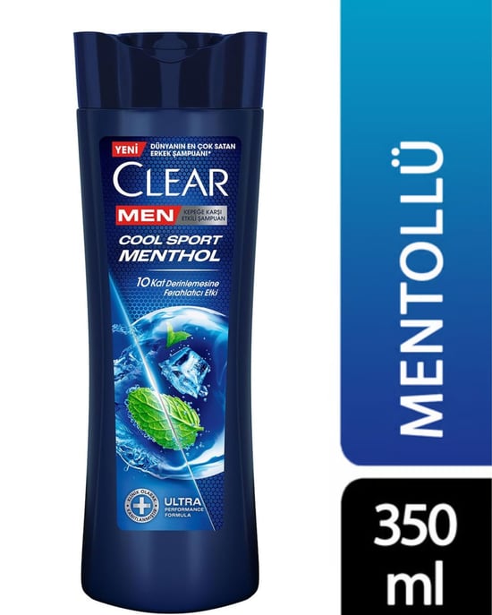 Clear Men Cool Sport Mentol Şampuan 350 ml