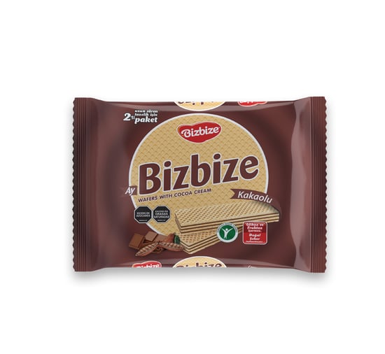 Bizbize Kakao Kremalı Çıtır Gofret 340GR