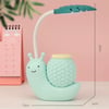 Avec Av-8804 Sevimli Salyangoz Kalemlikli USB Ledli Şarjlı Masa Lambası