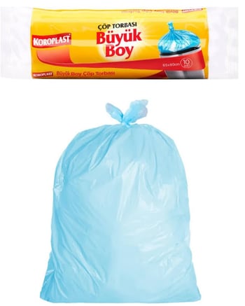 Koroplast Çöp Torbası 10'lu Büyük