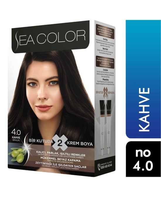Sea Color Saç Boyası 4.0 Kahve