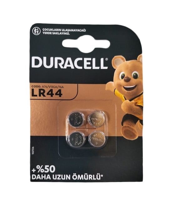 Duracell Özel Alkalin Pil LR44 4'lü
