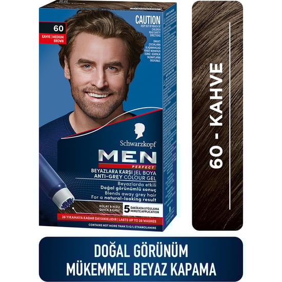 Schwarzkopf Men Perfect Saç Boyası 60 Kahve 50 Ml