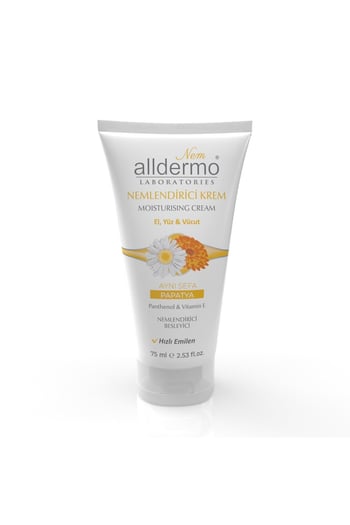 Alldermo El, Yüz, Vücut Krem Aynı Sefa - Papatya Özlü  75 ml