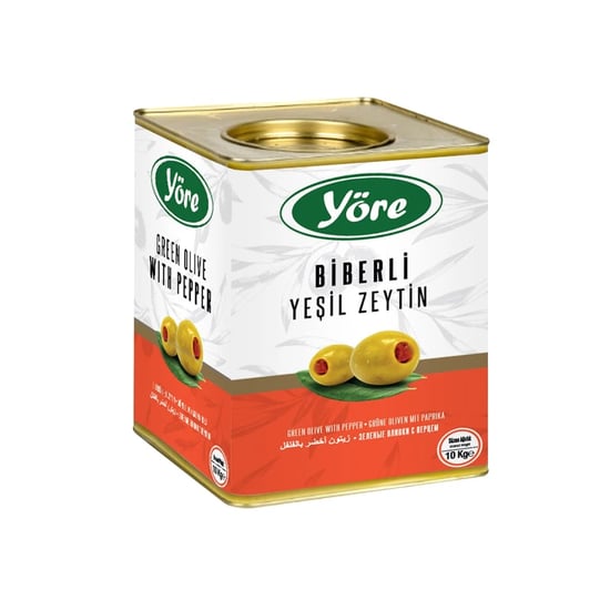 Yöre Domat Biberli Şampiyon Yeşil Zeytin 10 kg (161-180)