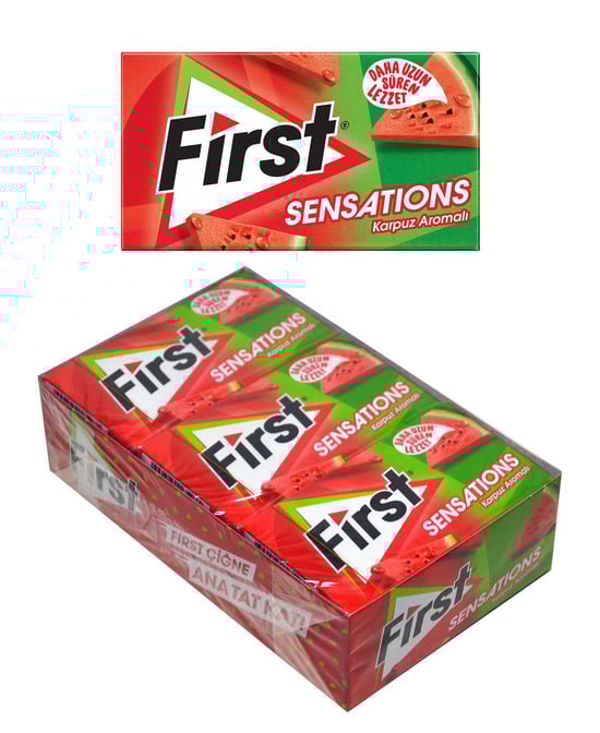 First Sensations Sakız 27 gr x 12'li Paket X 20'li Koli Karpuz Aromalı