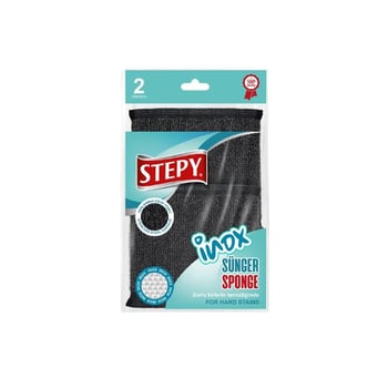 Stepy İki̇li̇ i̇nox Sünger*24