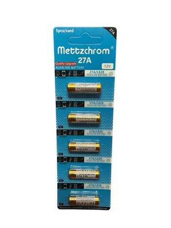 Mettzchrom 27a 12v Alkalin Pil 5'li