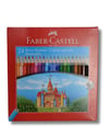 Faber-Castell Kuru Boya Kalemi 24 Renk Tam Boy