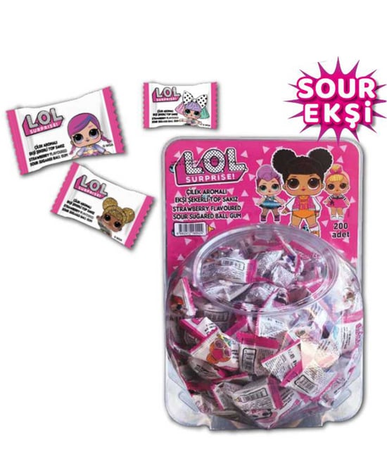 Lol Ekşili Sakız 200'lü Kavanoz