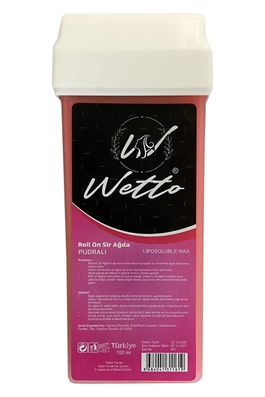Wetto Roll-on Sir Ağda 100 ml Pudralı