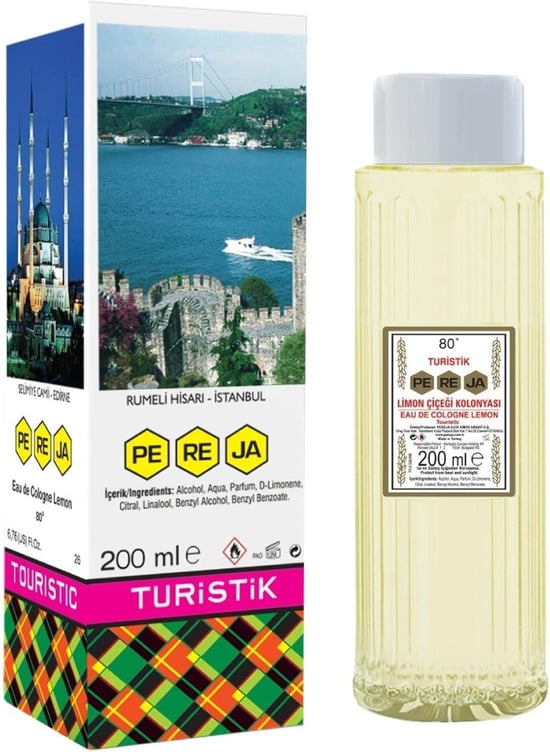 Pereja Limon Kolonyası Cam Şişe 200 ml