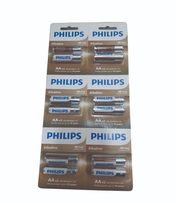 Philips Power Alkalin 12li Kartela AA Kalem Pil LR6A125/10