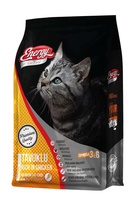 Energy Kedi Maması 1 kg Tavuklu