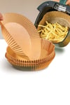 Roll-Up Airfryer Pişirme Kağıdı Yuvarlak 20cm 50 + 5 Adet (5 Adet Hediye)