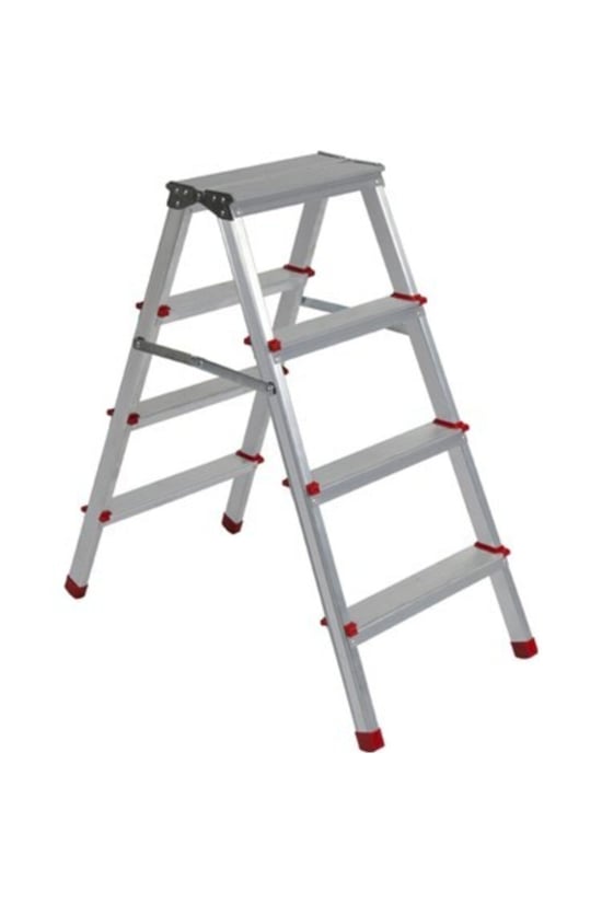 4+4 Basamaklı Çift Çıkışlı Profil Merdiven (Ev, bahçe, işyeri içi