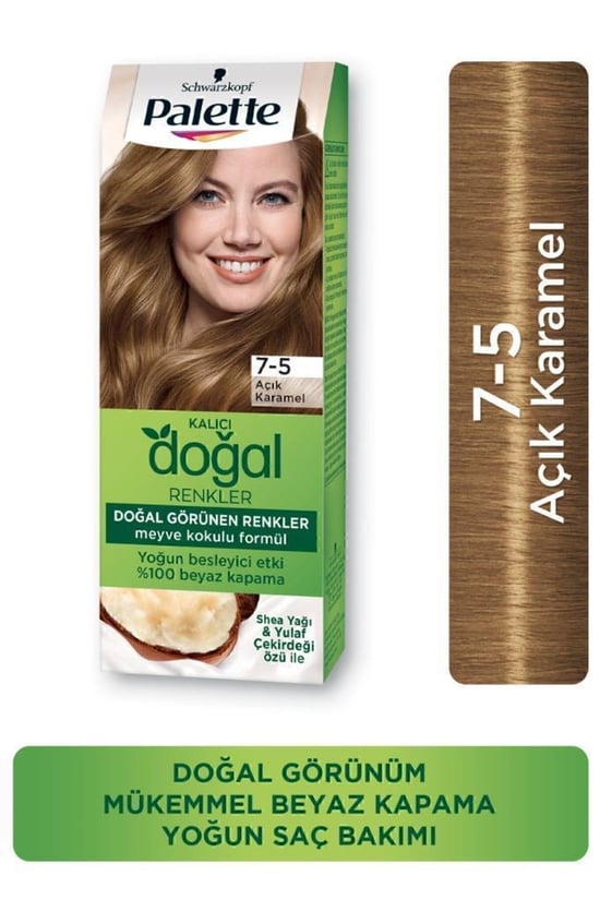 Palette Saç Boyası Natural 7-5 Açık Karamel