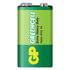 GP Batteries GP1604G Greencell 6F22/1222/9V Pil, 9 Volt, Tekli Kart