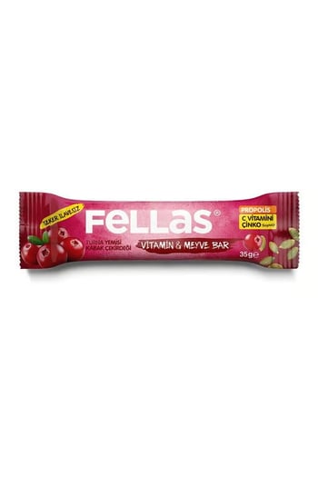Fellas Vitamin &amp; Meyve Bar - Turna Yemişi ve Kabak Çekirdeği 35g