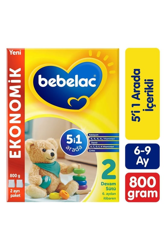 Bebelac 2 Devam Sütü 6 Ay+ 800 Gr