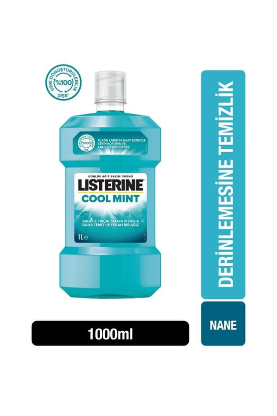 Listerine Cool Mint Ağız Bakım Suyu 1Litre