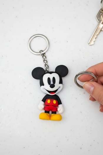Mickey Mouse Figürlü Hareketli Anahtarlık