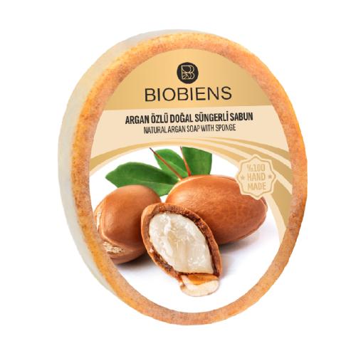 Biobiens Süngerli̇ Sabun 130gr Arganli