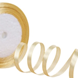 P Parla Saten Kurdele 2 cm 10 Metre Koyu Bej