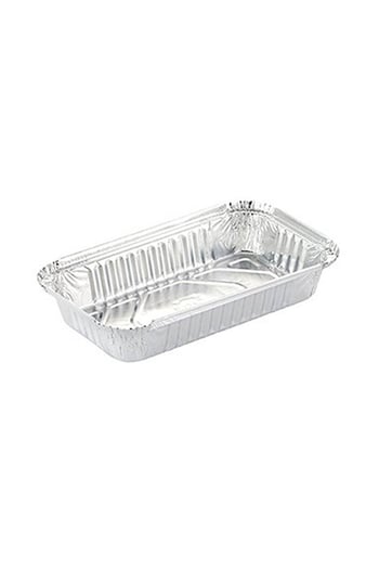 Alüminyum Kap 500 gr Dikdörtgen 100 Adet