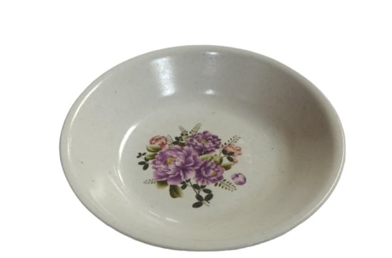 Kent 033 Çiçekli Çukur Tabak-Melamin Tabak