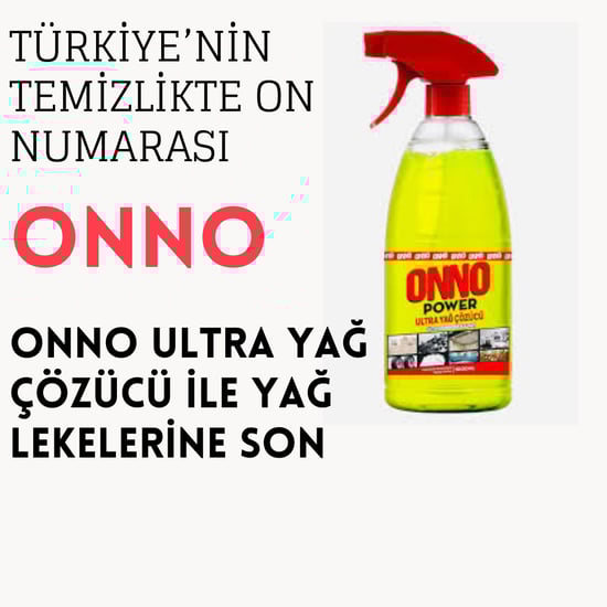 ONNO ULTRA YAĞ ÇÖZÜCÜ   ( SARI GÜÇ 1 LİTRE )