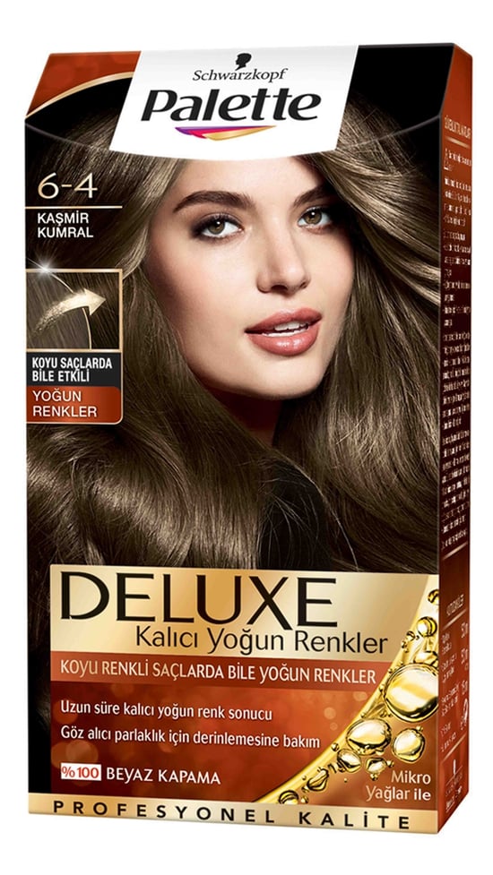 Palette Deluxe Kaşmir Kumral 6-4 Tüp Krem Saç Boyası