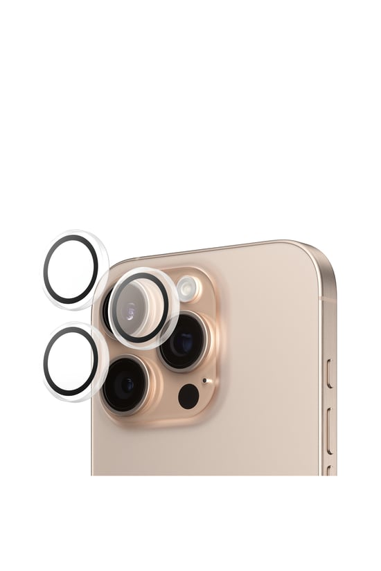 PanzerGlass Hoops iPhone 16 Pro | 16 Pro Max | 17 Pro Şeffaf Kamera Lens Koruyucu